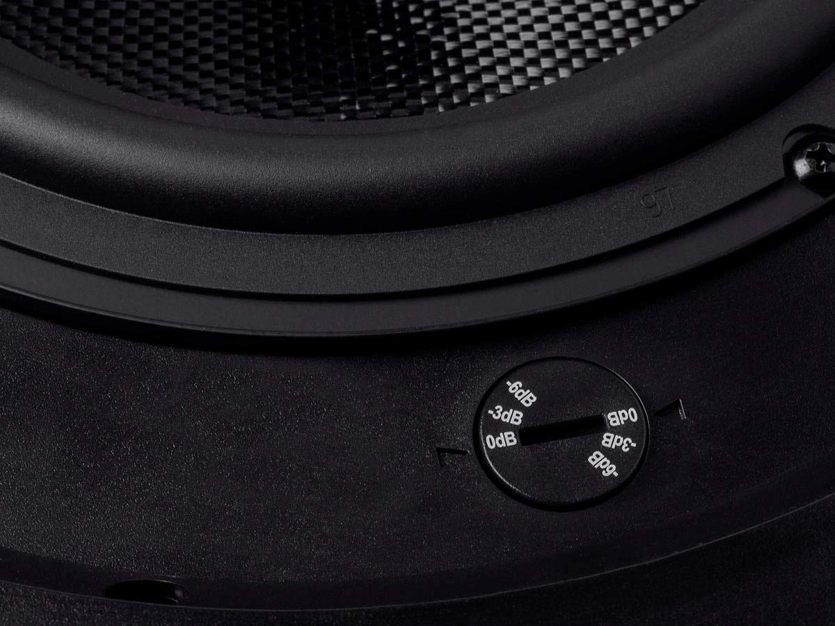 Monoprice Alpha 8 Inch Carbon Fiber 2-Way In-Ceiling Speakers (Pair) - High Fidelity Sound for Home Theater & Background Music - Perfect for Living Rooms, Bedrooms & Commercial Spaces - Model 113683