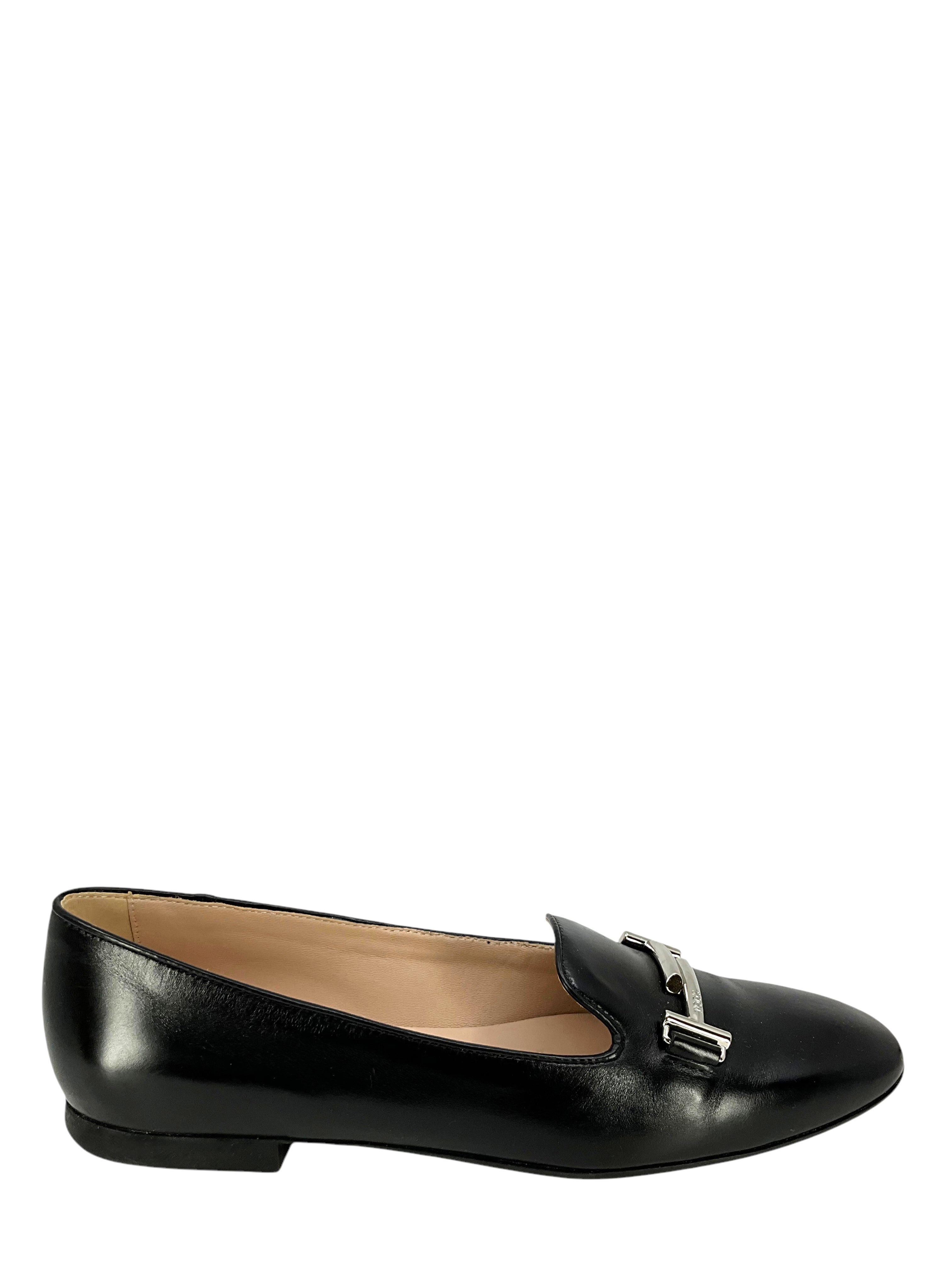 TOD'S Gommino Double T Genuine Leather Driving Shoes for Men - Size 7 | Comfortable Loafers for Casual Wear, Office & Travel