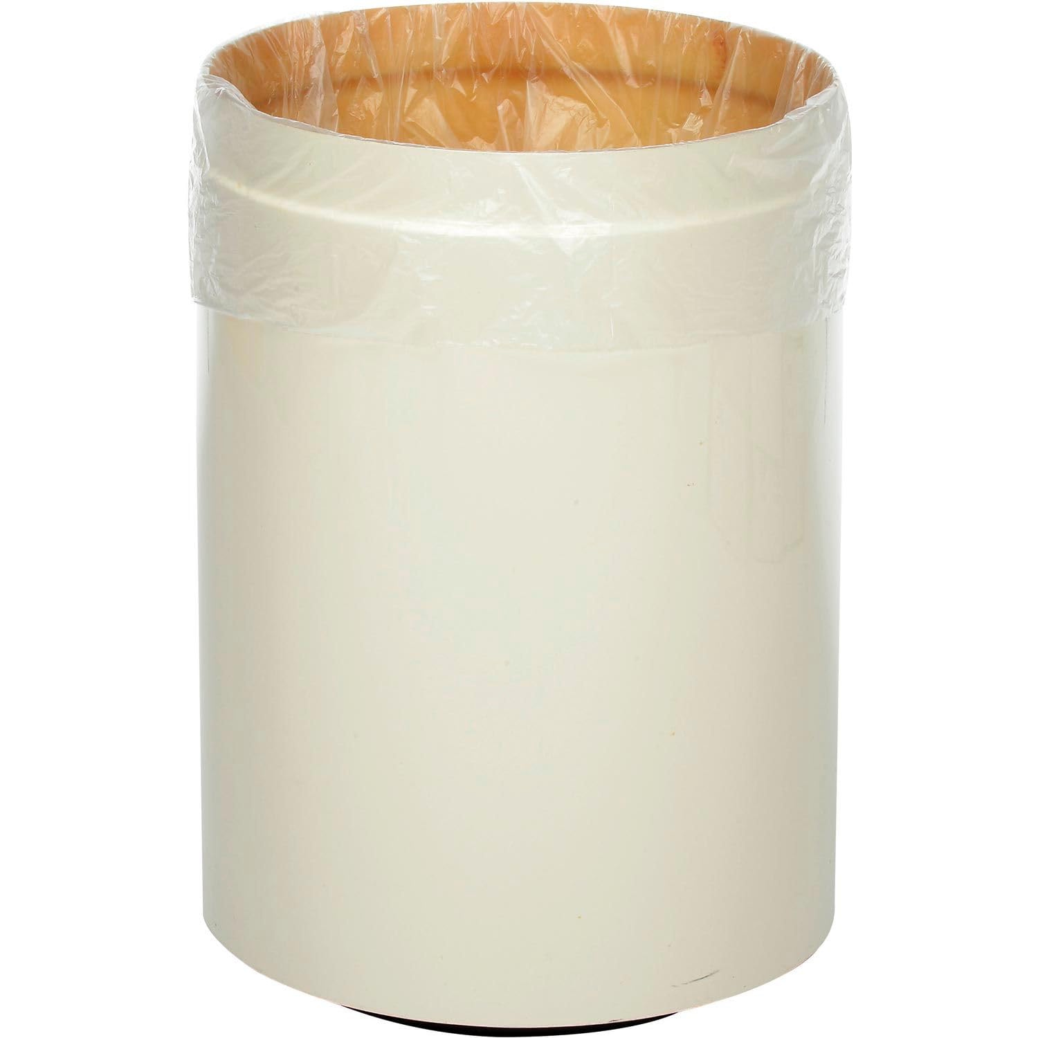 30-33 Gallon Super Duty Clear Trash Bags - 2.5 Mil Thick, 100 Count - Heavy Duty Garbage Bags for Home, Office & Commercial Use