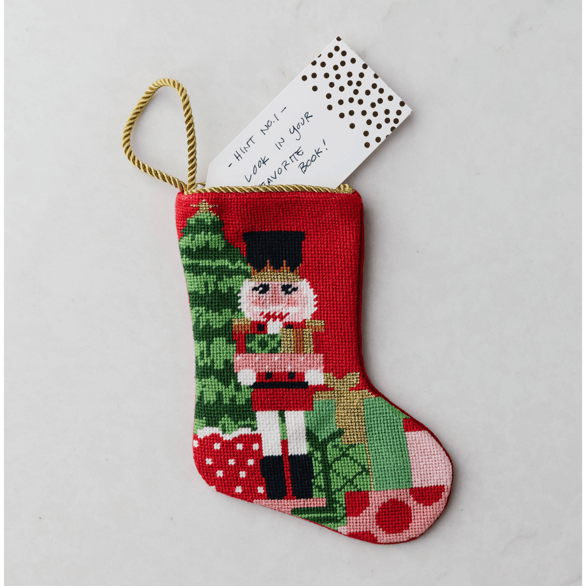 Classic Wooden Nutcracker Christmas Stocking Holder - Perfect for Holiday Decorations & Fireplace Mantel Displays