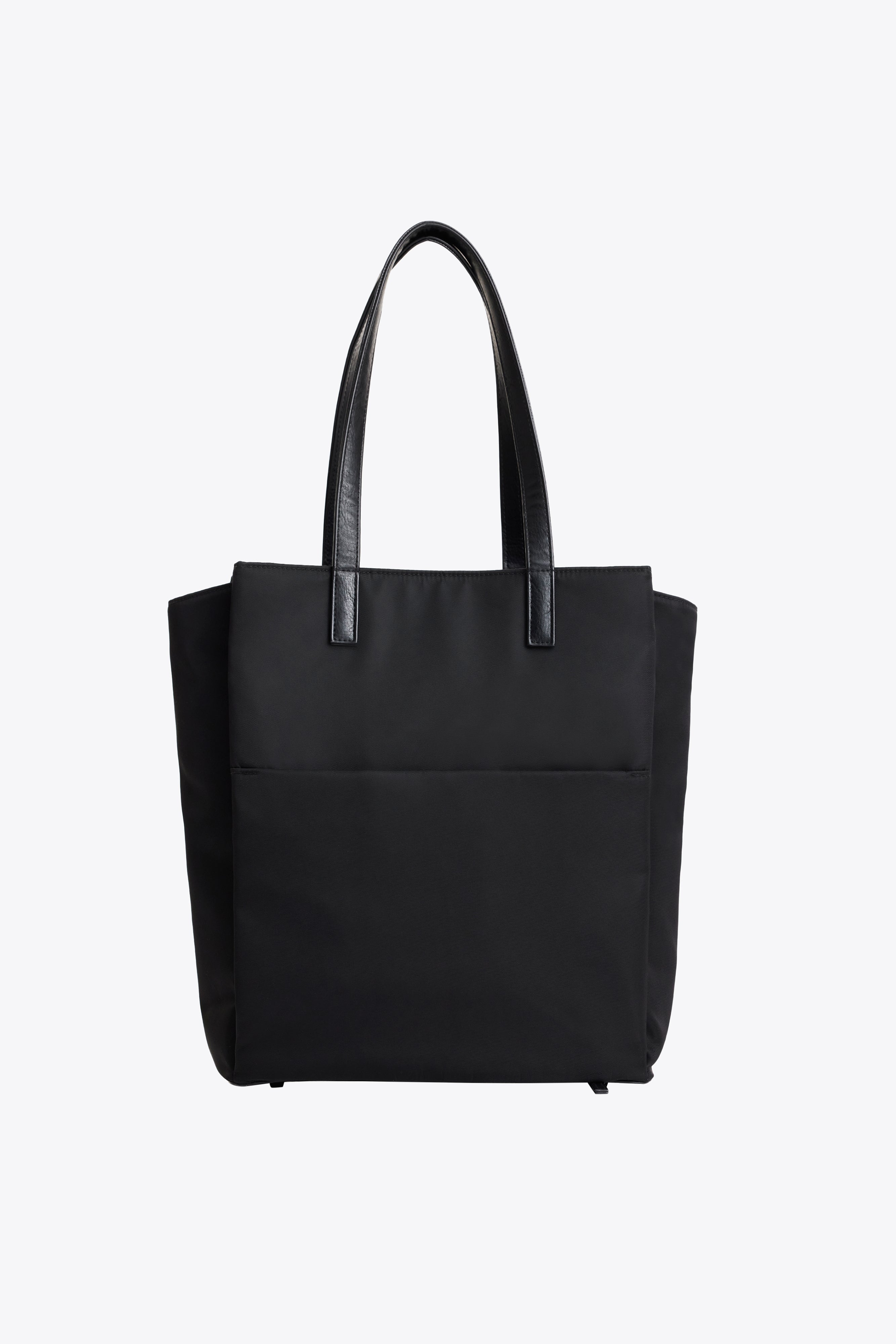 Stylish Black Commuter Tote Bag for Women - Waterproof Work Tote with Laptop Pocket - Perfect for Office, Business Travel & Daily Use