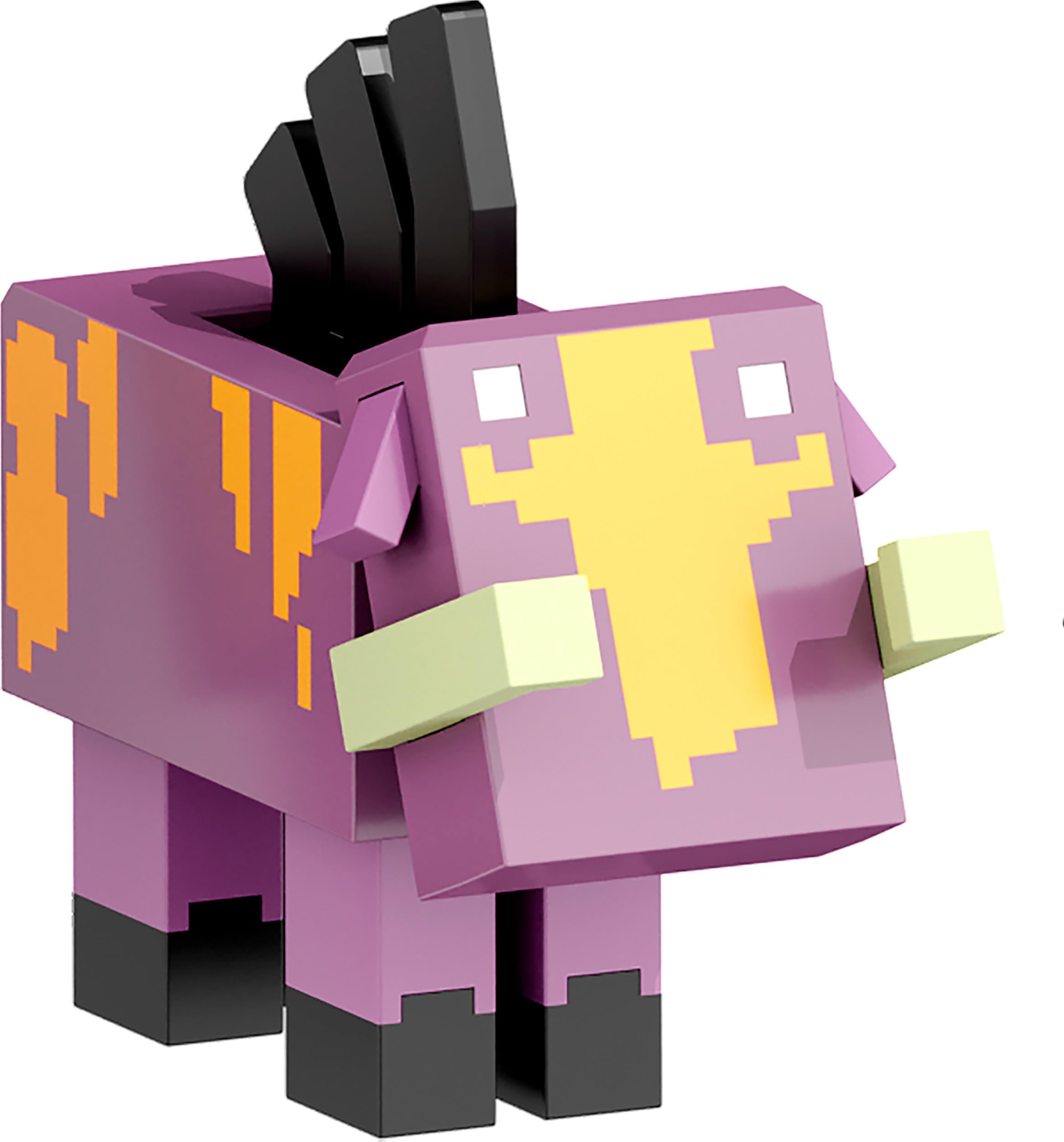 Mattel Minecraft Legends 3.25-inch Boar Action Figure with Attack Feature & Accessory - Collectible Toy for Kids & Fans - Perfect for Play, Display & Minecraft Themed Parties