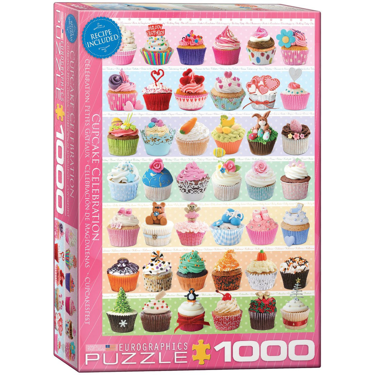 Premium Cupcake Stand PZ1000 - 3-Tier Dessert Display for Parties, Weddings & Baby Showers - Elegant Serving Tray for Cakes, Pastries & Treats