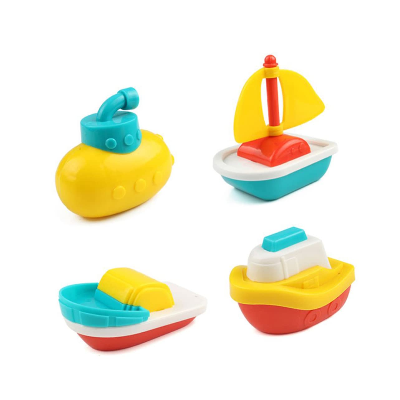 Vaguelly 8-Piece Bath Toy Set for Toddlers - Fun Animal Shaped Bathtub Toys for Kids, Waterproof Bathroom Playtime for Boys & Girls - Perfect for Baby Shower Gifts & Sensory Play in Tub
