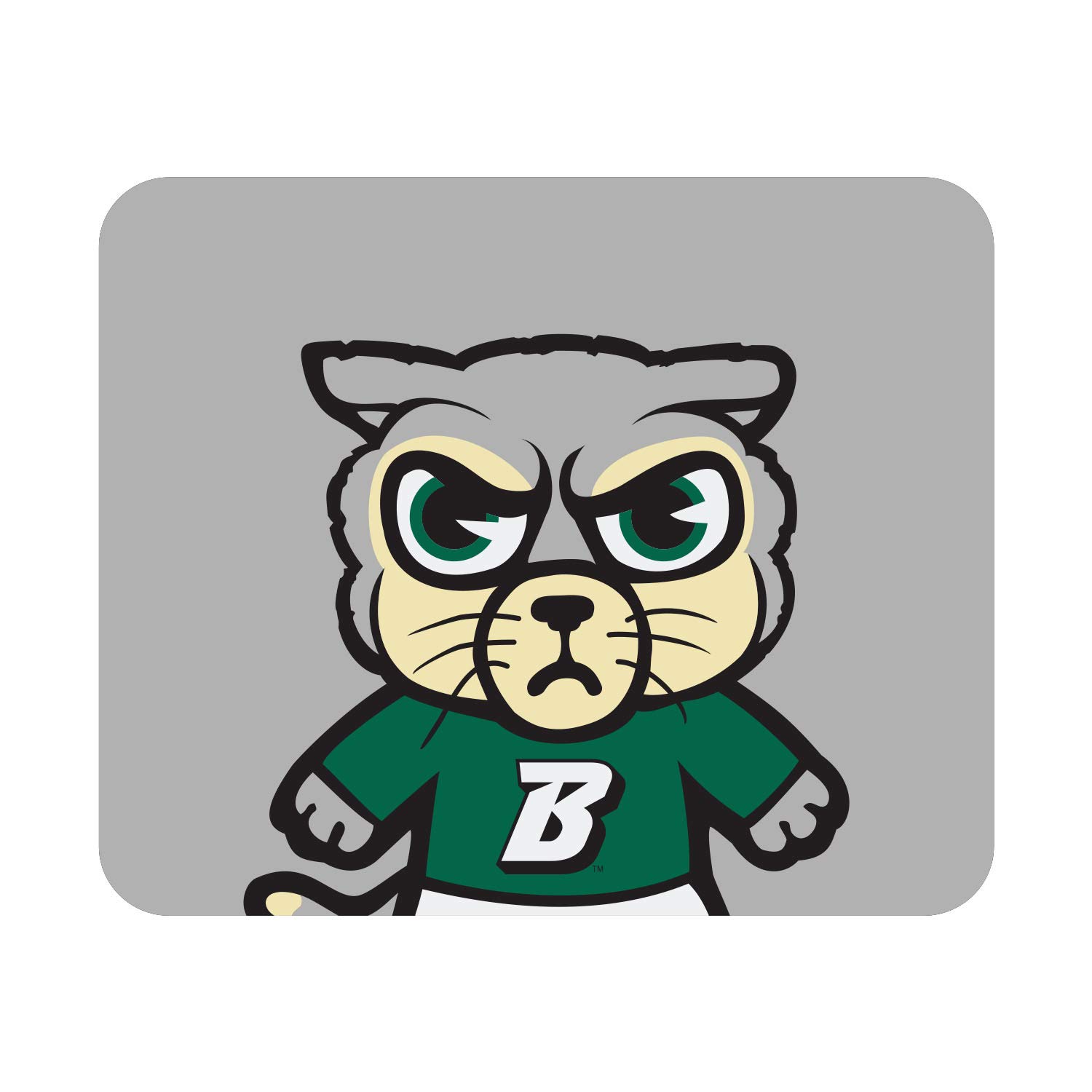 Binghamton University Standard Fabric Mouse Pad - Non-Slip Desk Accessory for Gaming & Office Use - OTM Essentials Tokyodachi Design - Perfect for Dorm, Home & Work Setup