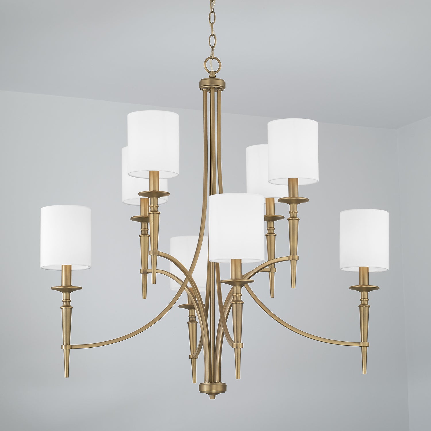 Capital Lighting Eight Light Chandelier - Elegant Crystal Ceiling Fixture for Dining Room, Living Room & Bedroom | Modern Home Decor Lighting Solution