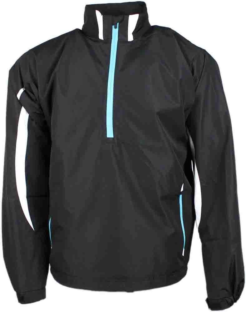 PAGE & TUTTLE Men's Colorblock Zip-Up Windbreaker Jacket - Athletic Lightweight Running Hoodie - Black - Size XL - Perfect for Jogging, Hiking & Outdoor Sports