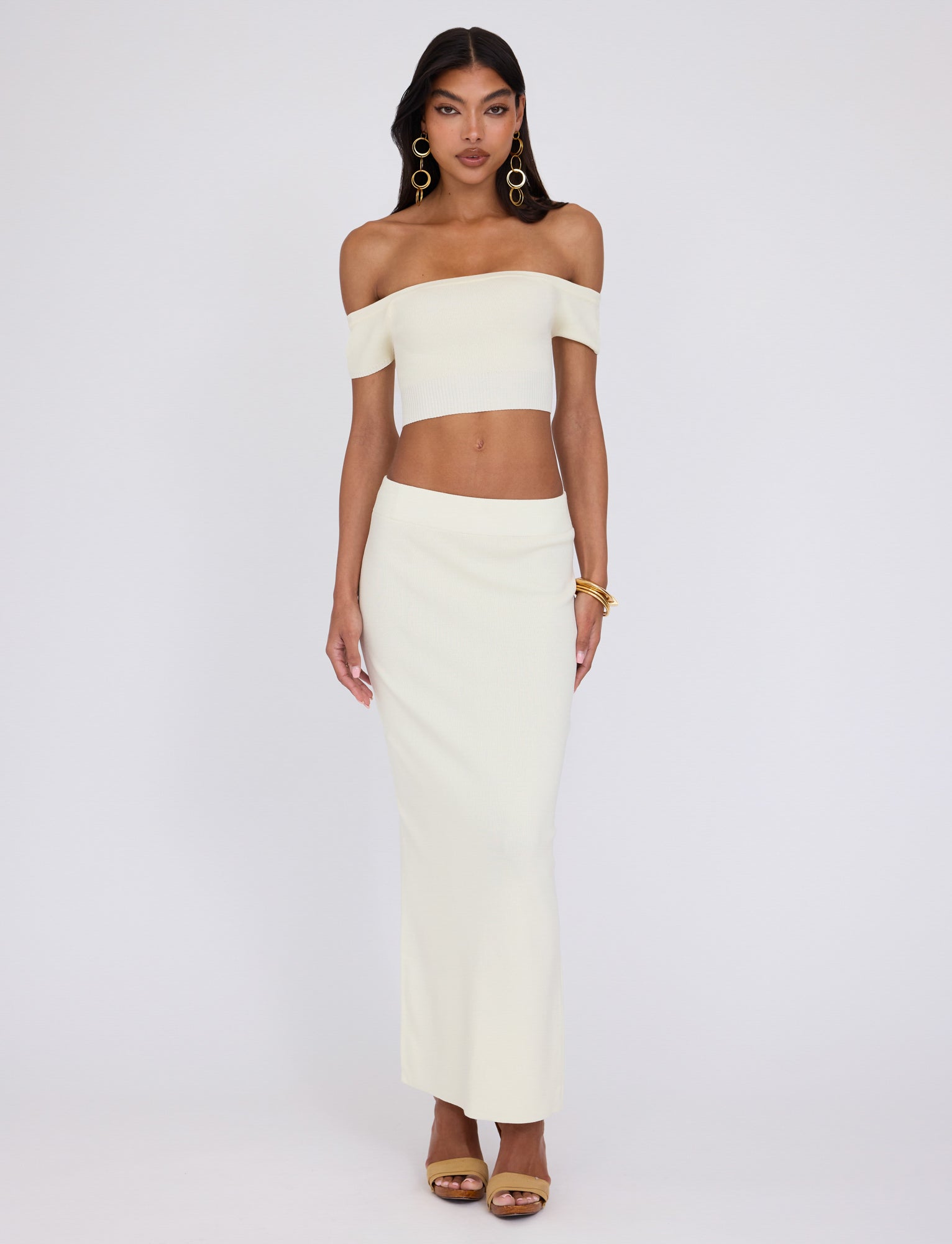 Stylish White Cream LEDGER SKIRT for Women - Perfect for Office Wear, Casual Outings & Special Occasions