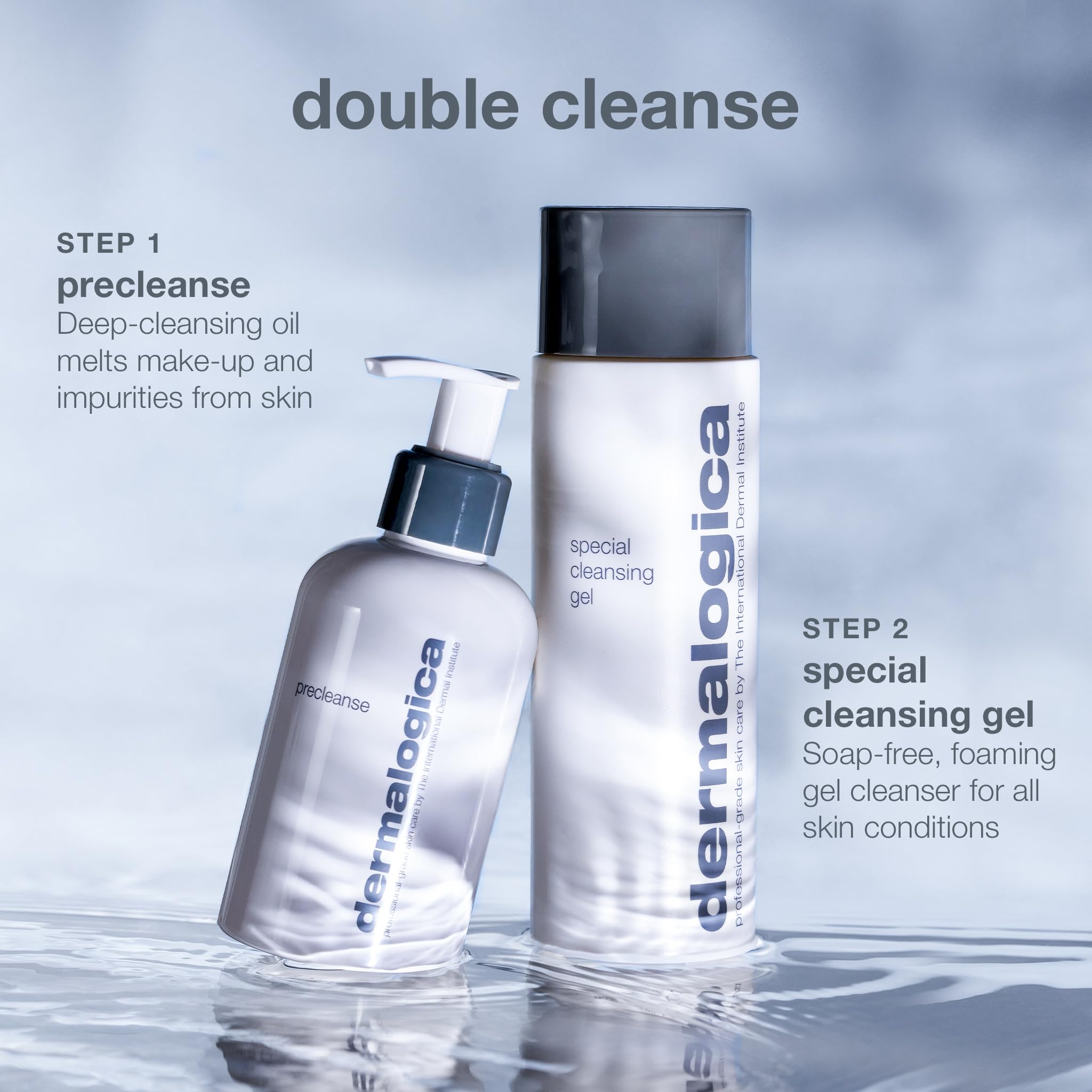 Dermalogica Special Cleansing Gel - Gentle Foaming Face Wash for Women & Men | Smooth & Clean Skin | Daily Facial Cleanser for Sensitive, Dry & Oily Skin | Perfect for Morning & Night Skincare Routine