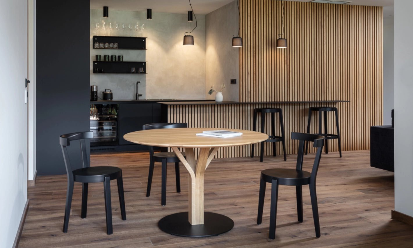 Punton Bar Stool by Ton - Modern Adjustable Counter Height Stool for Kitchen Island, Breakfast Bar & Home Decor | Durable & Stylish Seating Solution