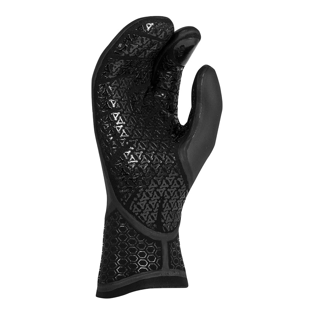 XCEL Drylock 5mm Lobster Gloves (3-Finger) for Cold Water Diving, Surfing & Fishing - Premium Neoprene Hand Protection