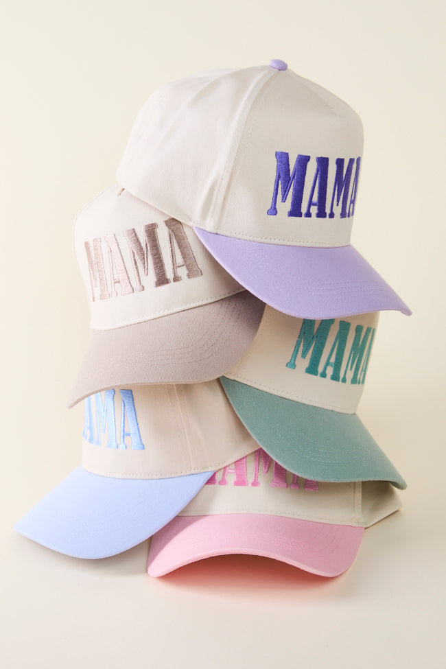 Trendy Mama Lavender Trucker Hat for Women - Adjustable Snapback Cap with Breathable Mesh Back - Perfect for Outdoor Activities, Concerts & Summer Fashion