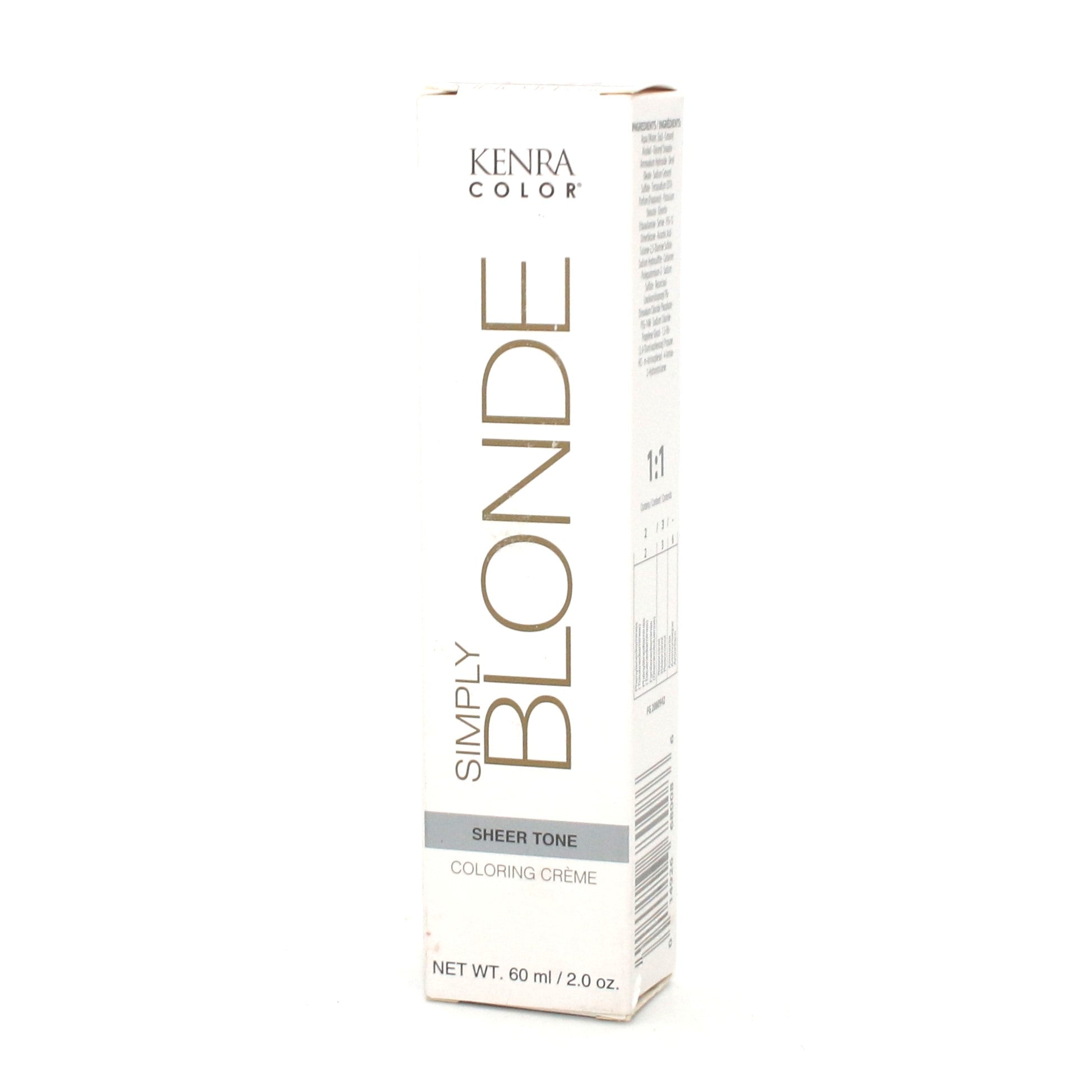 Kenra Color Simply Blonde Coloring Creme 2 oz - Professional Hair Dye for Blonde Highlights & Full Coverage - Perfect for At-Home Hair Coloring & Salon-Quality Results