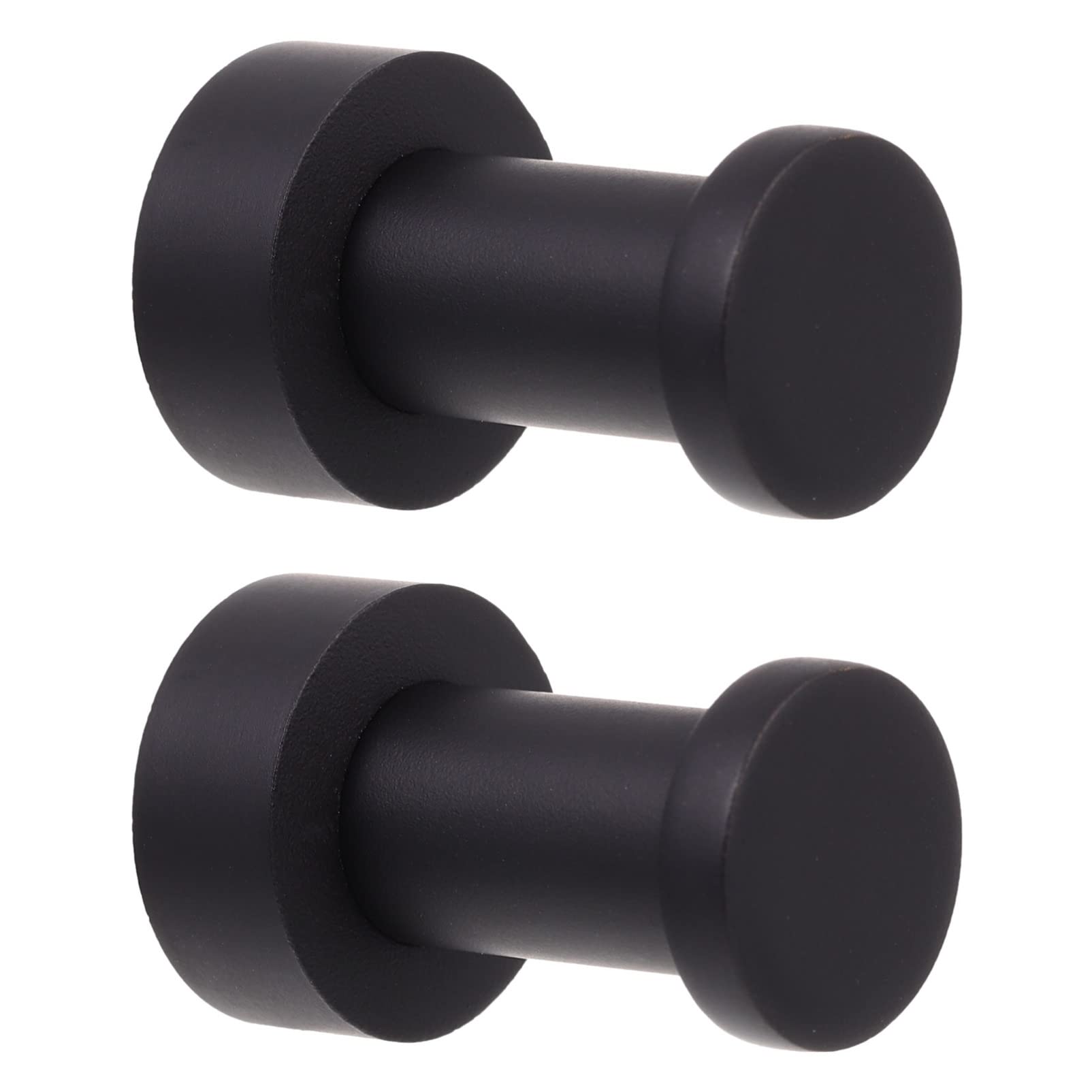 2-Pack Brass Wall Hooks for Bathroom Towels, Robes & Coats - Heavy Duty Shower Hooks, Door Hangers - Perfect for Bathroom, Shower & Home Organization (ibasenice)