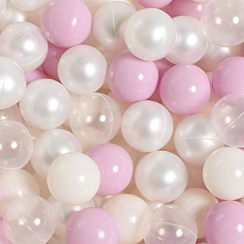 Light Purple Beige Pearl White Clear