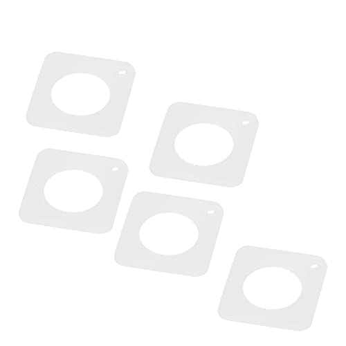 High-Quality Stepper Motor Vibration Damper - Wear Resistant 3D Printer Accessory (5Pcs, 42mmx42mmx2mm) Compatible with NEMA 17 - Perfect for Reducing Noise in 3D Printing and CNC Machines