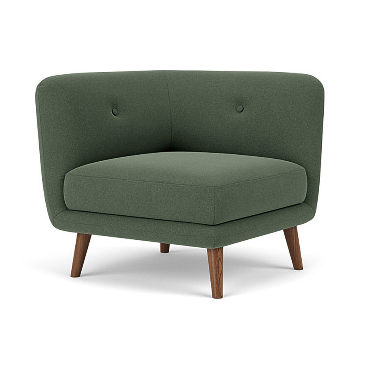 Alfred Fabric Right 1 Seater Modular Sofa - Modern Comfortable Single Chair for Living Room, Bedroom & Small Spaces