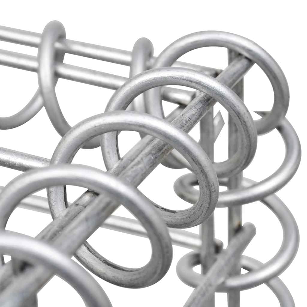 Galvanized Gabion Basket with Lids - 59.1