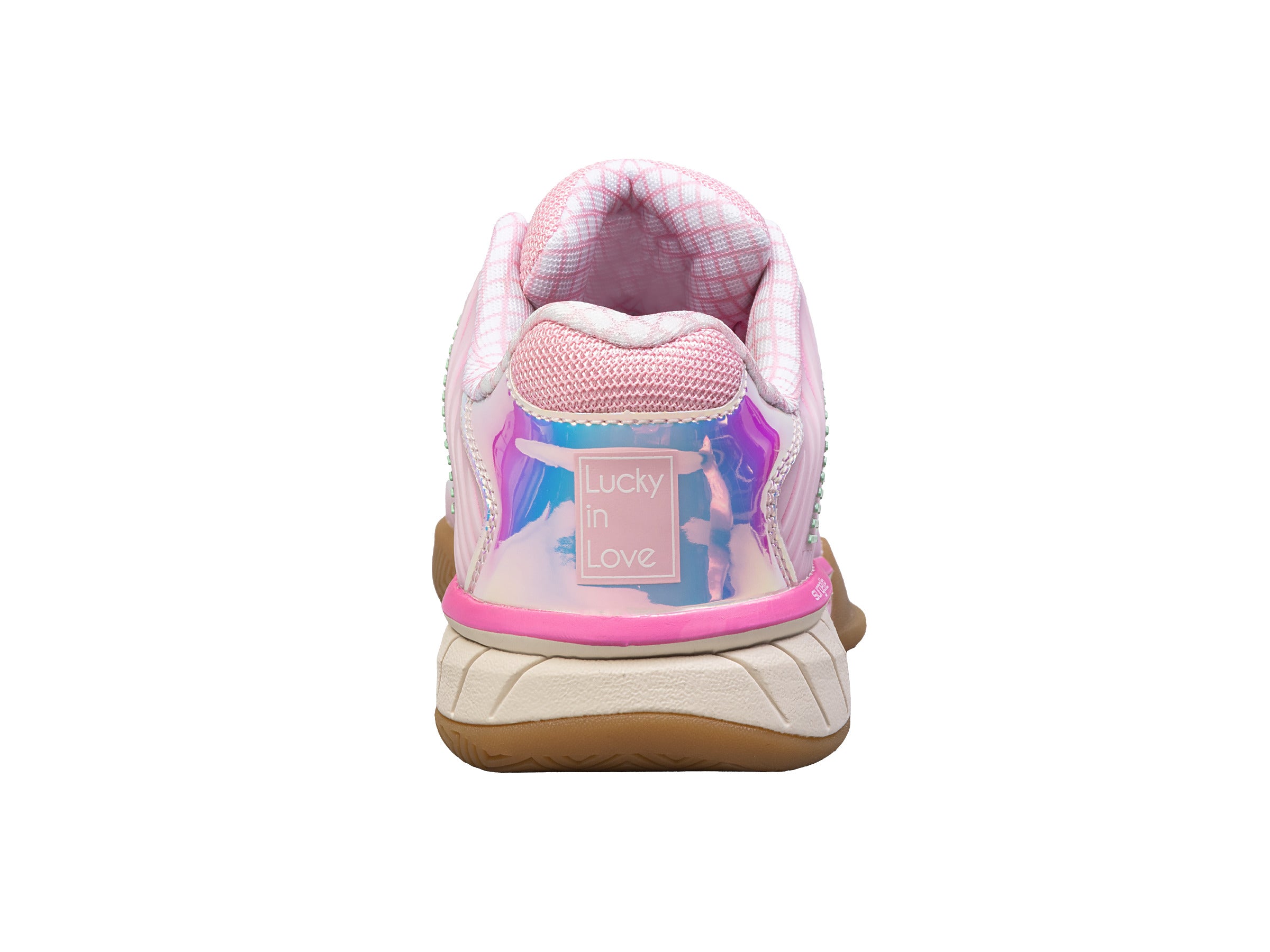 Hypercourt Express 2 Lucky in Love Women's Tennis Shoes - White/Peony/Biscayne | Lightweight & Durable for Court Sports, Casual Wear & Gym Workouts