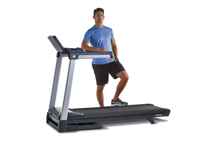 LifeSpan TR4000i Folding Treadmill - Compact Home Exercise Equipment for Running & Walking - Perfect for Small Spaces & Home Gym Workouts