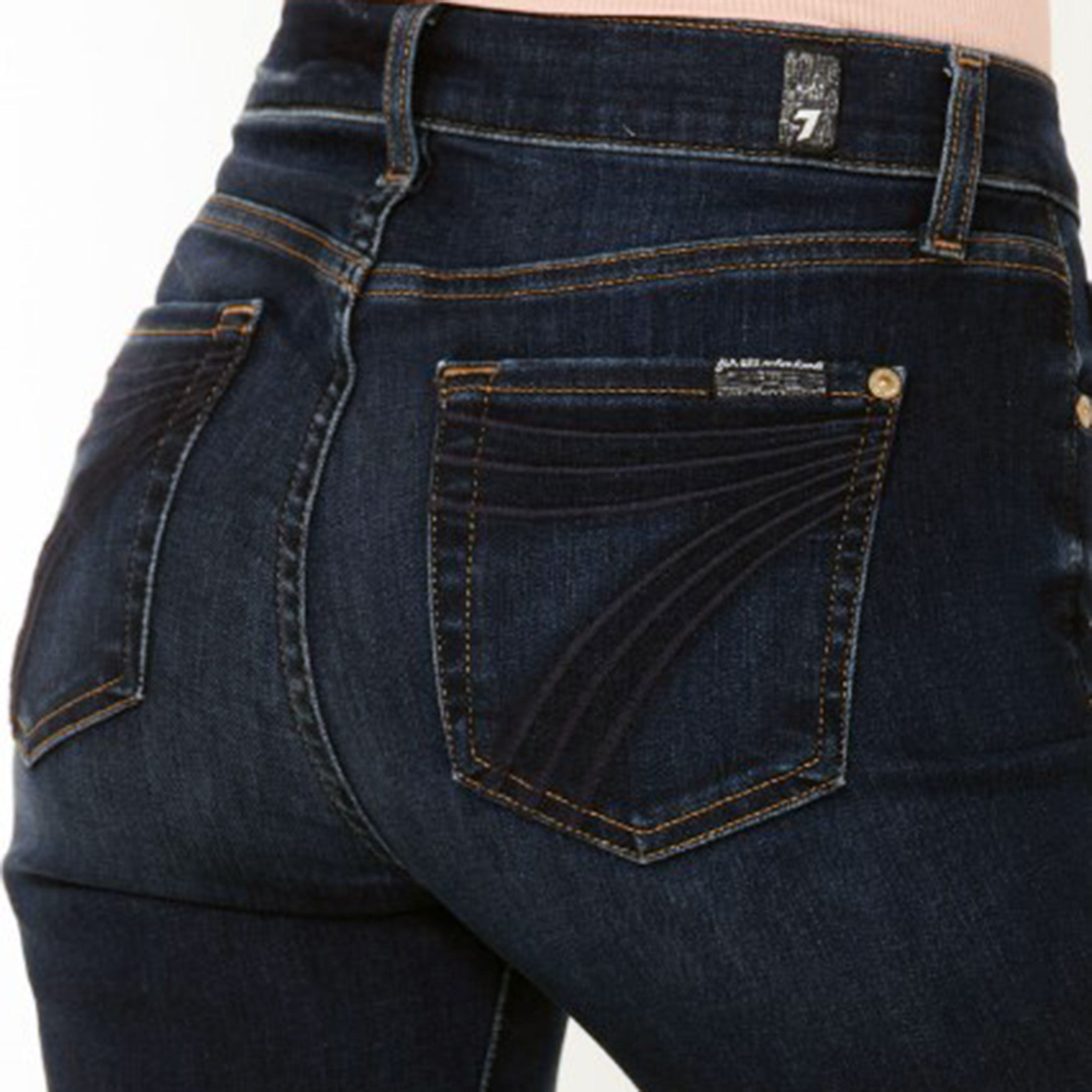 7 For All Mankind Women's XRT Moreno Dojo Skinny Jeans - High Waist Stretch Denim Pants for Casual Wear & Night Out