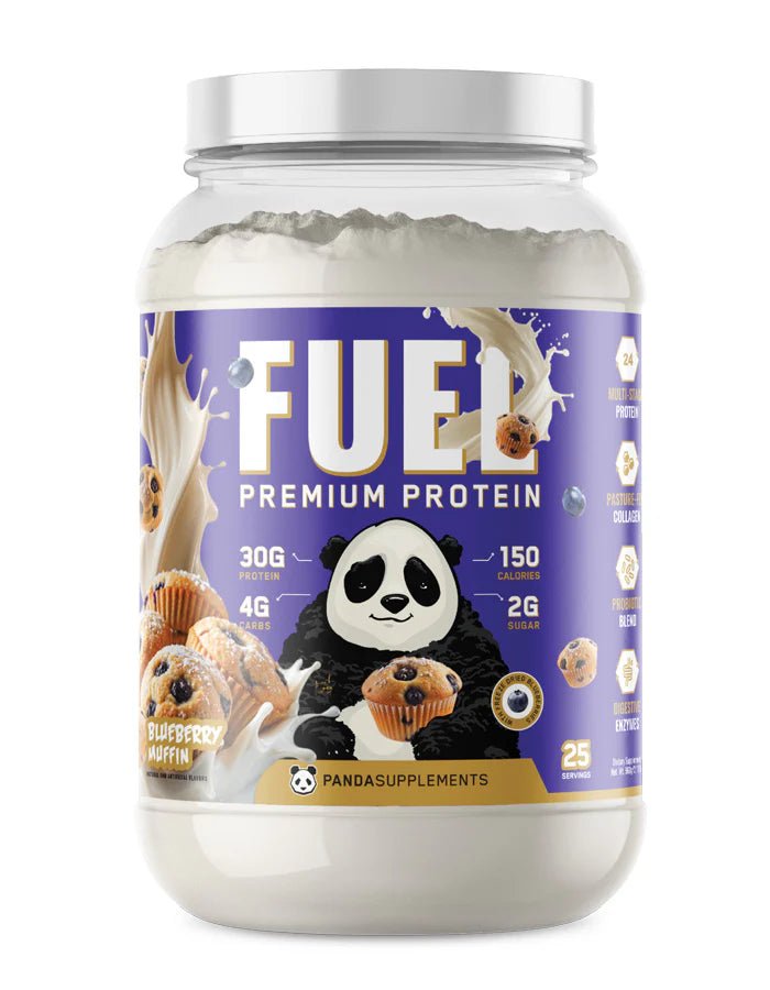 Panda Supplements FUEL Premium Whey Protein Powder for Muscle Growth & Recovery - Ideal for Post-Workout, Weight Loss & Fitness Enthusiasts