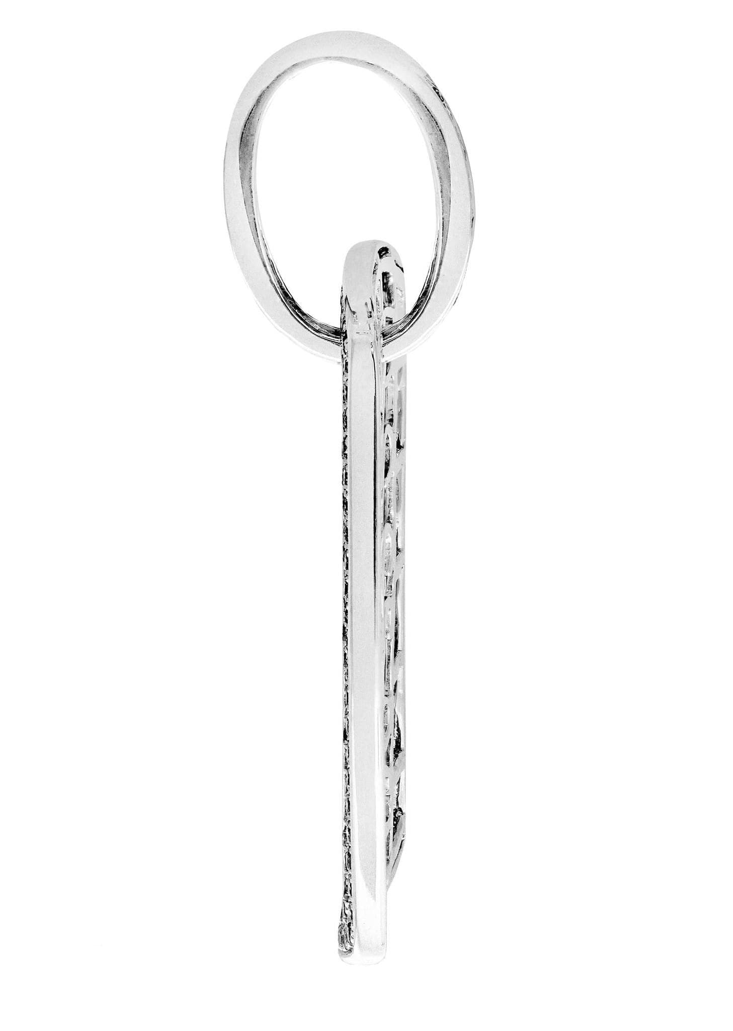 Diamond Dog Tag Pendant Necklace - 14.21g Solid Gold with 2.21ct Genuine Diamonds - Perfect for Men's Jewelry, Military Gifts & Special Occasions