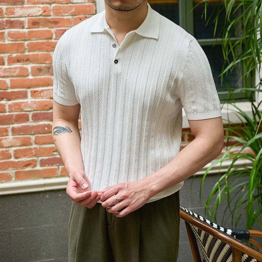 Spring Gentleman English T-Shirt - Stylish Casual Wear for Men | Perfect for Office, Outings & Everyday Comfort