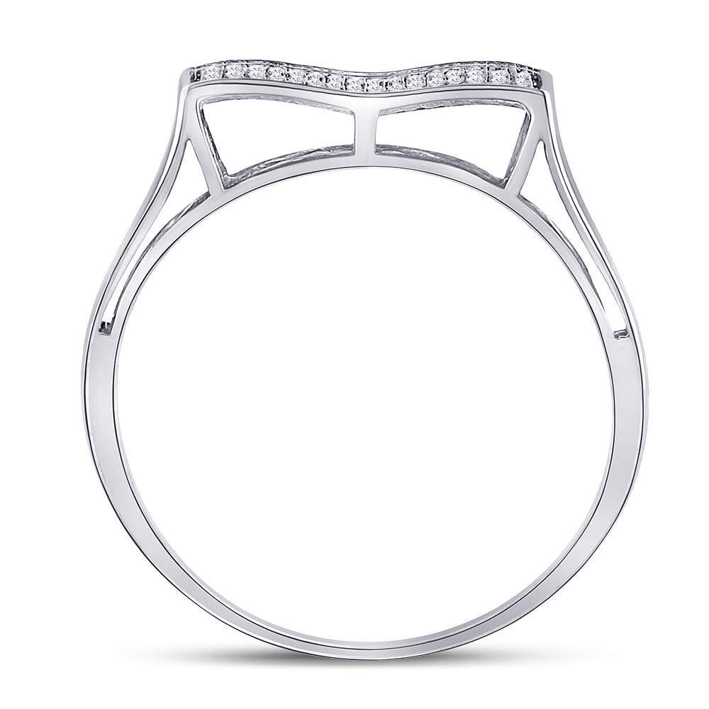 Men's Sterling Silver Round Diamond Cluster Fashion Band Ring - 1/4 CTTW Genuine Diamonds, Wedding Band, Anniversary Gift for Him, Perfect for Special Occasions & Everyday Wear