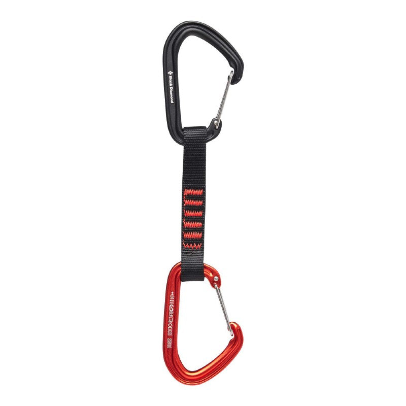 Black Diamond Hotwire Quickdraw - Lightweight Climbing Carabiner for Sport & Trad Climbing - Perfect for Rock Climbing, Mountaineering & Outdoor Adventures