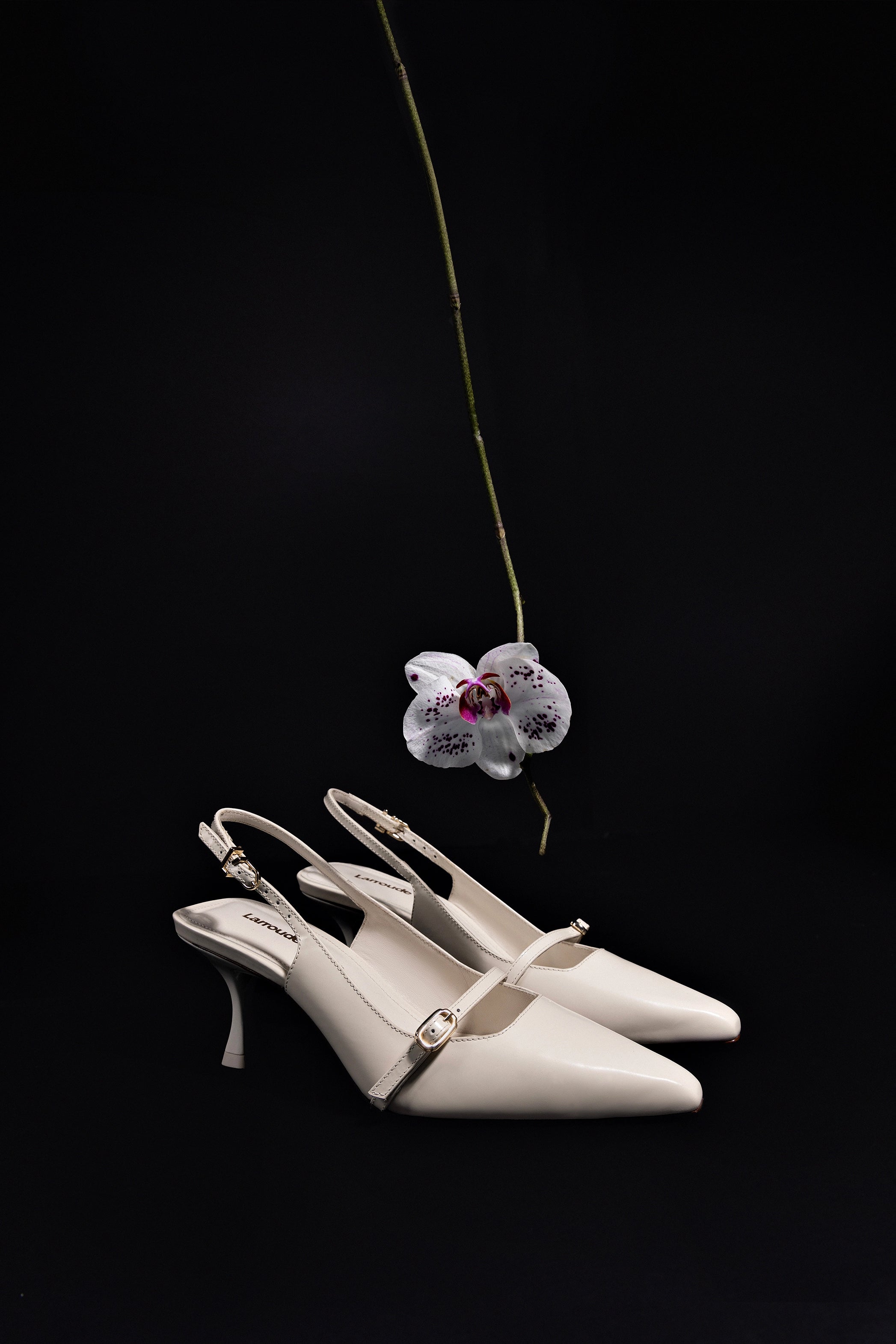 Ines Pump Ivory Leather Women's Dress Shoes - Elegant Heels for Weddings, Parties & Office Wear