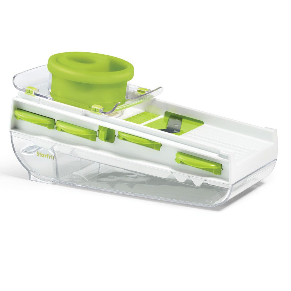 STARFRIT 5-Blade Mandoline Slicer - Professional Vegetable & Fruit Cutter for Kitchen - Perfect for Salads, Chips, and Food Prep