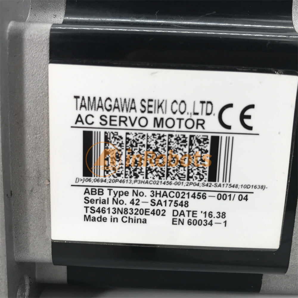 Used ABB Robot Servo Motor AC 3HAC021456-001/04 - Industrial Automation Replacement Part for Robotics & CNC Machines