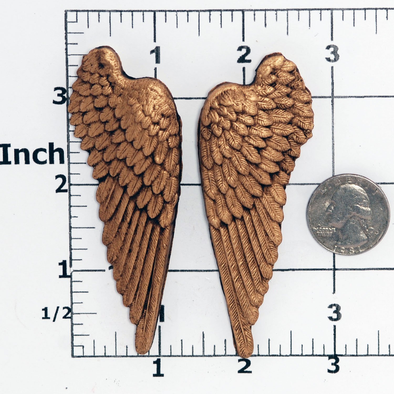 Angel Wing Silicone Mold - Food Safe for Fondant, Candy, Gum Paste - Perfect for Resin, Clay, Jewelry Making - Flexible & Easy to Use - Great for Cake Decorating, DIY Crafts & Gift Making