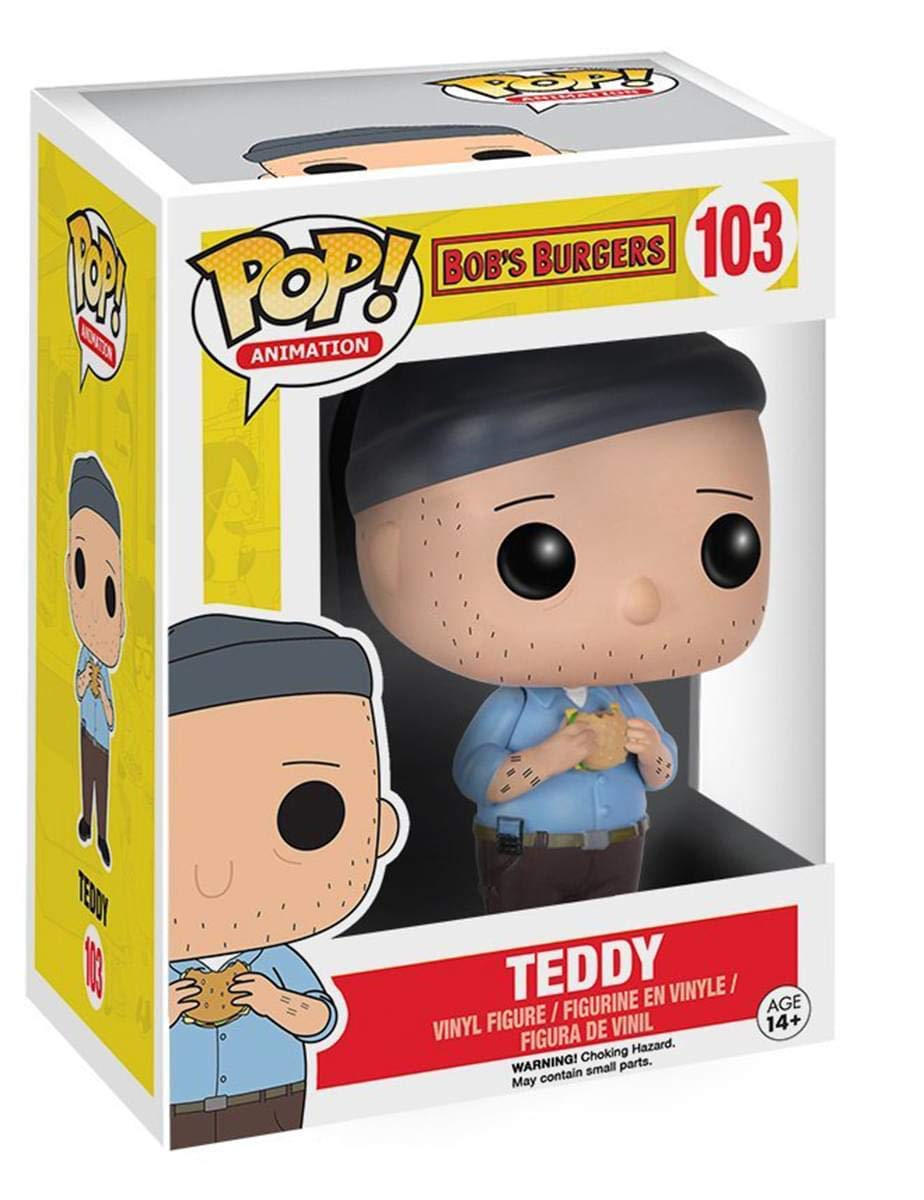 Funko POP Animation: Bob’s Burgers Teddy Collectible Action Figure - Perfect for Fans, Display & Gift Giving