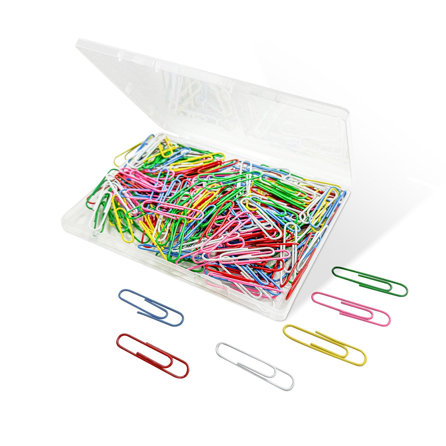 200 Pack 2 Inch Colored Paper Clips - Large, Reusable, Non-Slip Paper Clips for School, Office, Folders, Bookmarks, DIY Albums - Perfect for Organizing Documents, Craft Projects and Office Supplies (L-B-N-G01)
