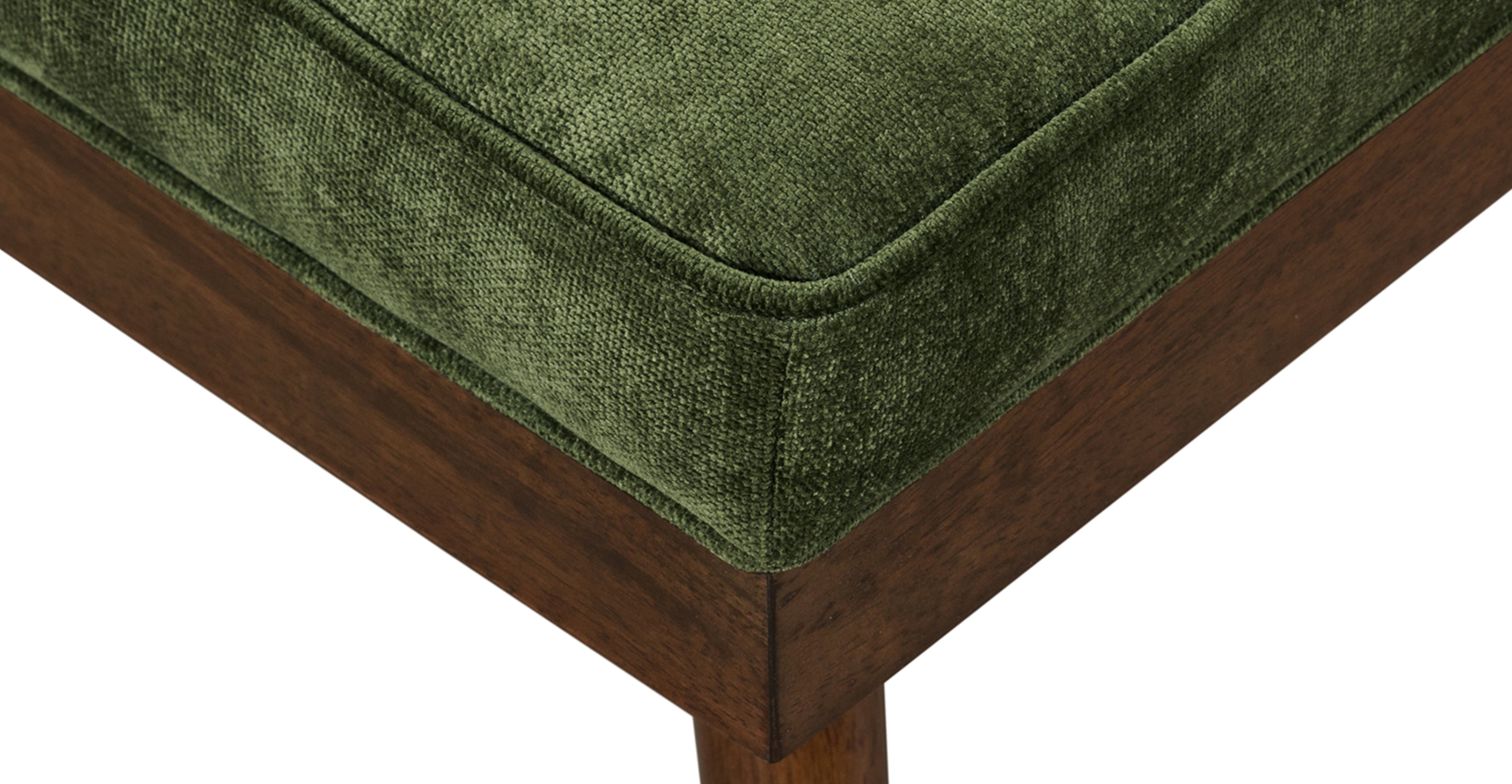 Luca Fabric Bench - Modern Upholstered Storage Ottoman with Removable Cushion | Perfect for Living Room, Bedroom & Entryway Seating & Organization