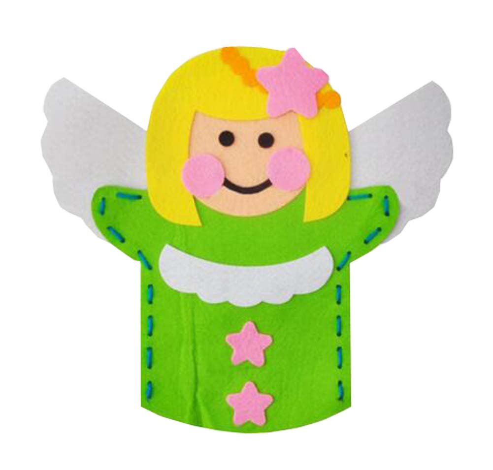DIY Hand Puppet Making Kit - Fabric Puppet Craft for Kids & Adults - Creative Dragon Sonic Puppet Toy for Storytelling & Role Play - Perfect for Classroom, Home & Theater Activities
