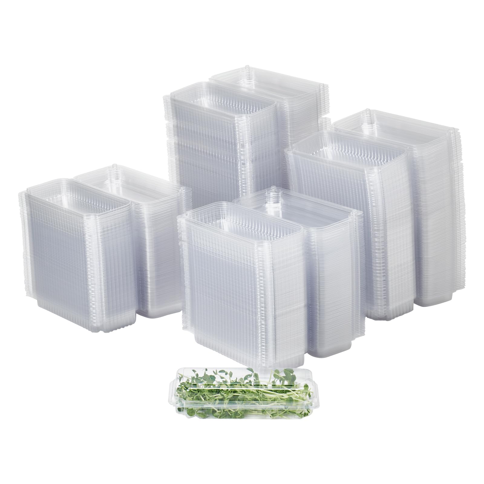 Eco-Friendly 300-Pack 16 oz Clear Disposable Deli Containers with Lids - BPA-Free Plastic Food Storage Containers for Meal Prep, Restaurant Takeout & Leftovers - Ideal for Home, Office & Commercial Kitchen Use