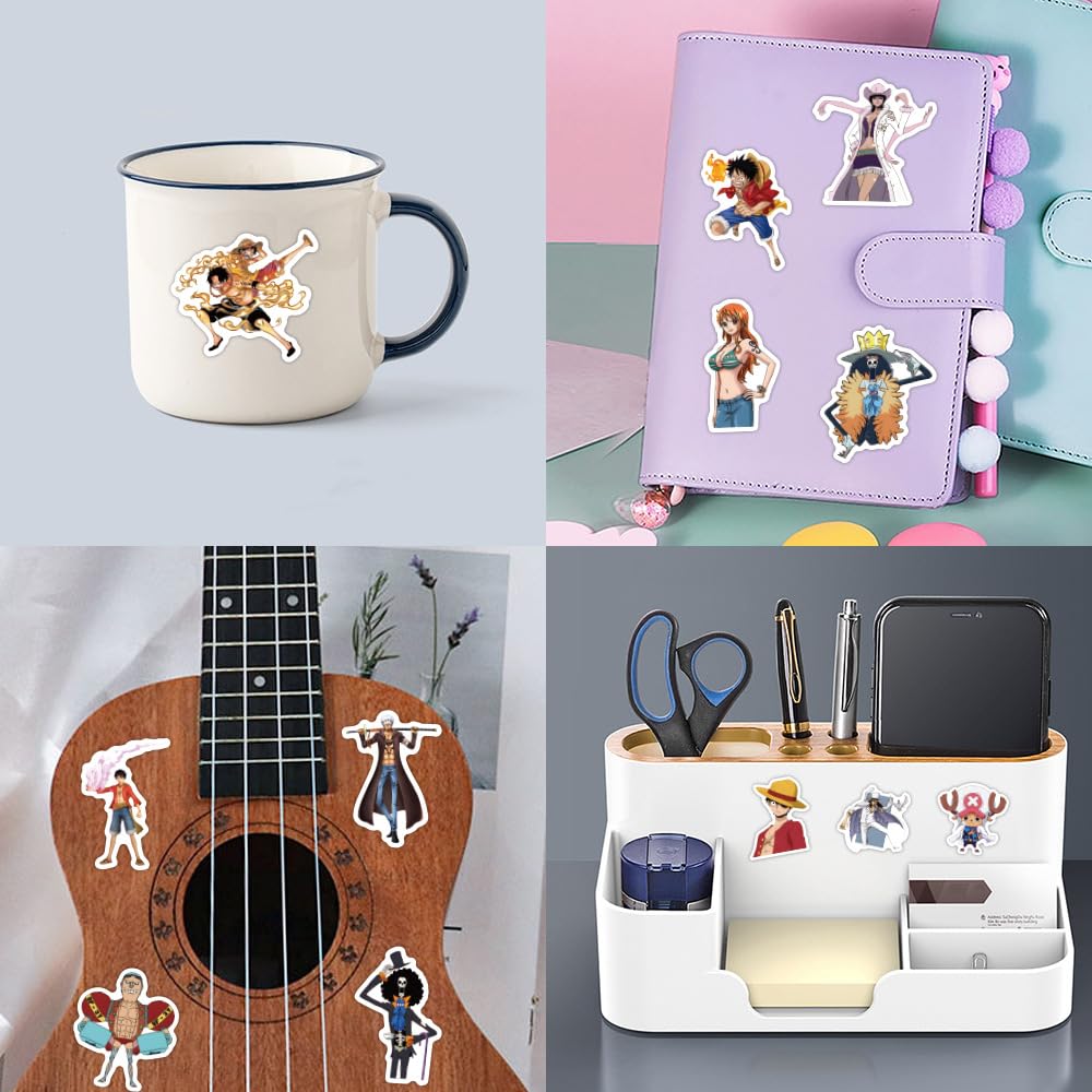 200Pcs Kids Anime Stickers Mixed Pack - Cartoon Character Stickers for Water Bottles, Laptops, Notebooks | Waterproof Decorative Stickers for Kids, Teens & Adults | Perfect for School Supplies, DIY Crafts & Gift Giving
