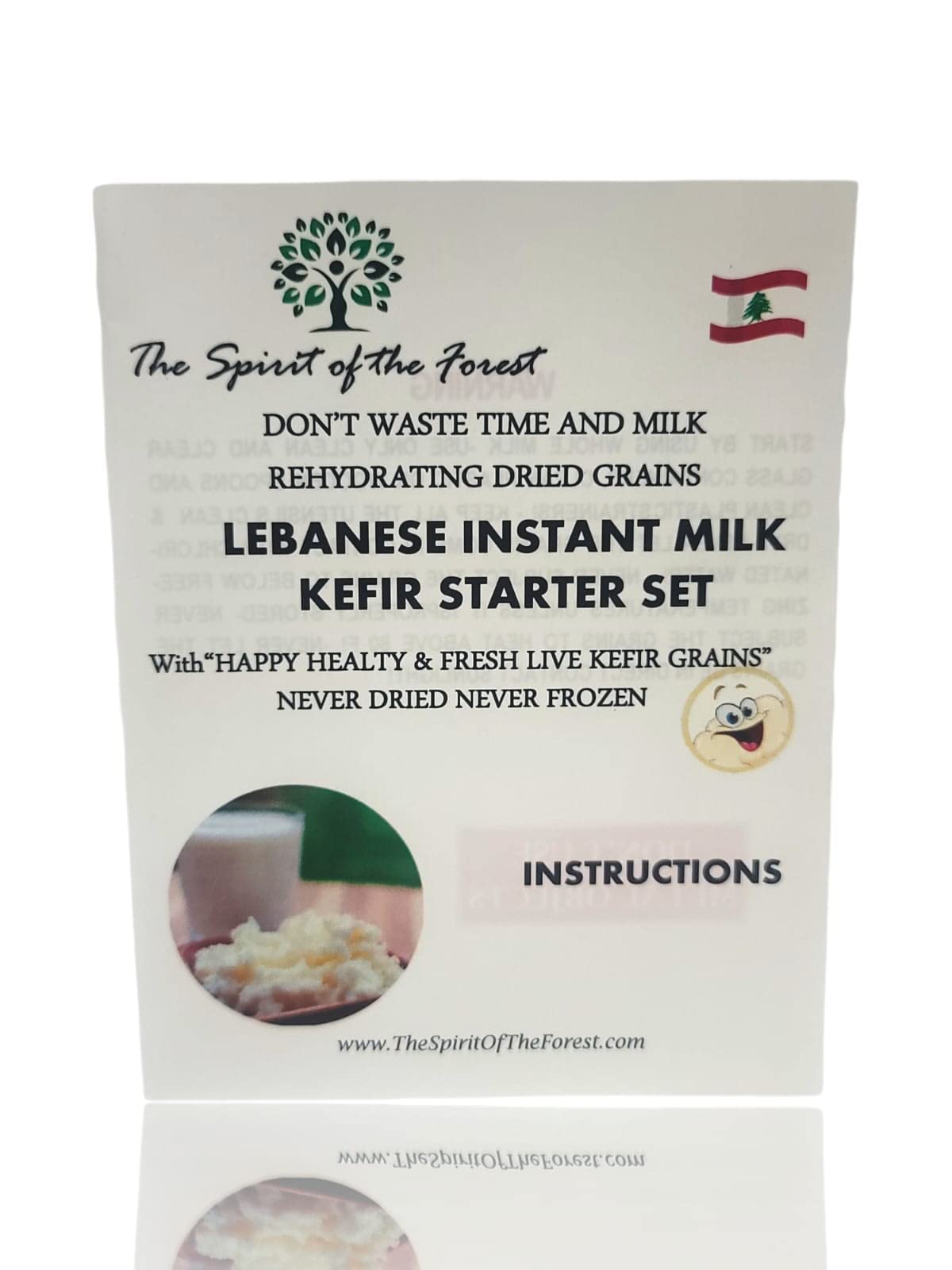 Organic Live Milk Kefir Grains - Fresh Active Probiotic Starter Culture for Homemade Yogurt & Fermented Drinks | 1 tsp & 2 tsp Starter Set | Perfect for Gut Health, Smoothies & Baking