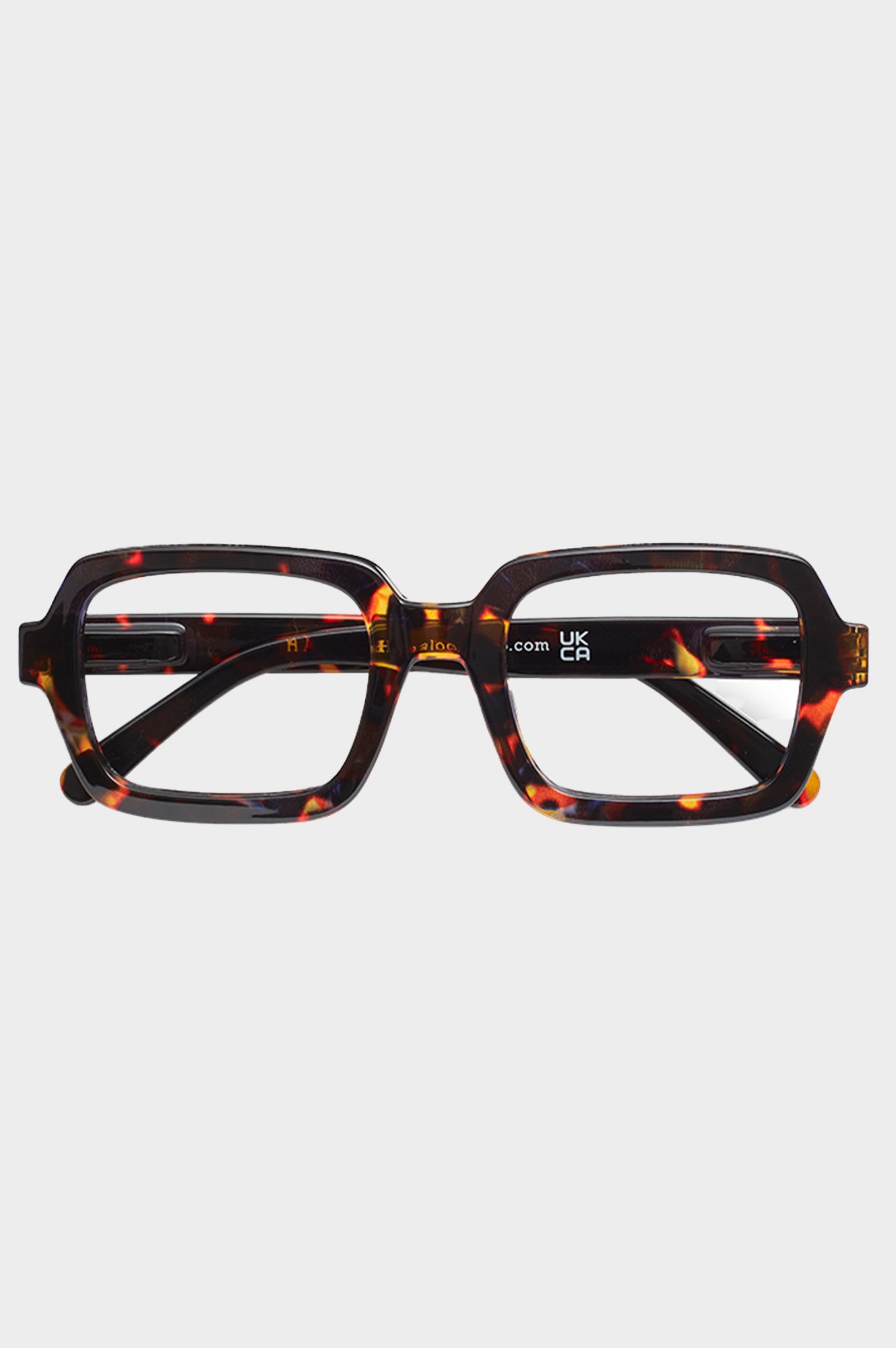 Square Reading Glasses | Classic Tortoiseshell Frame | Lightweight & Comfortable for Reading, Working & Computer Use