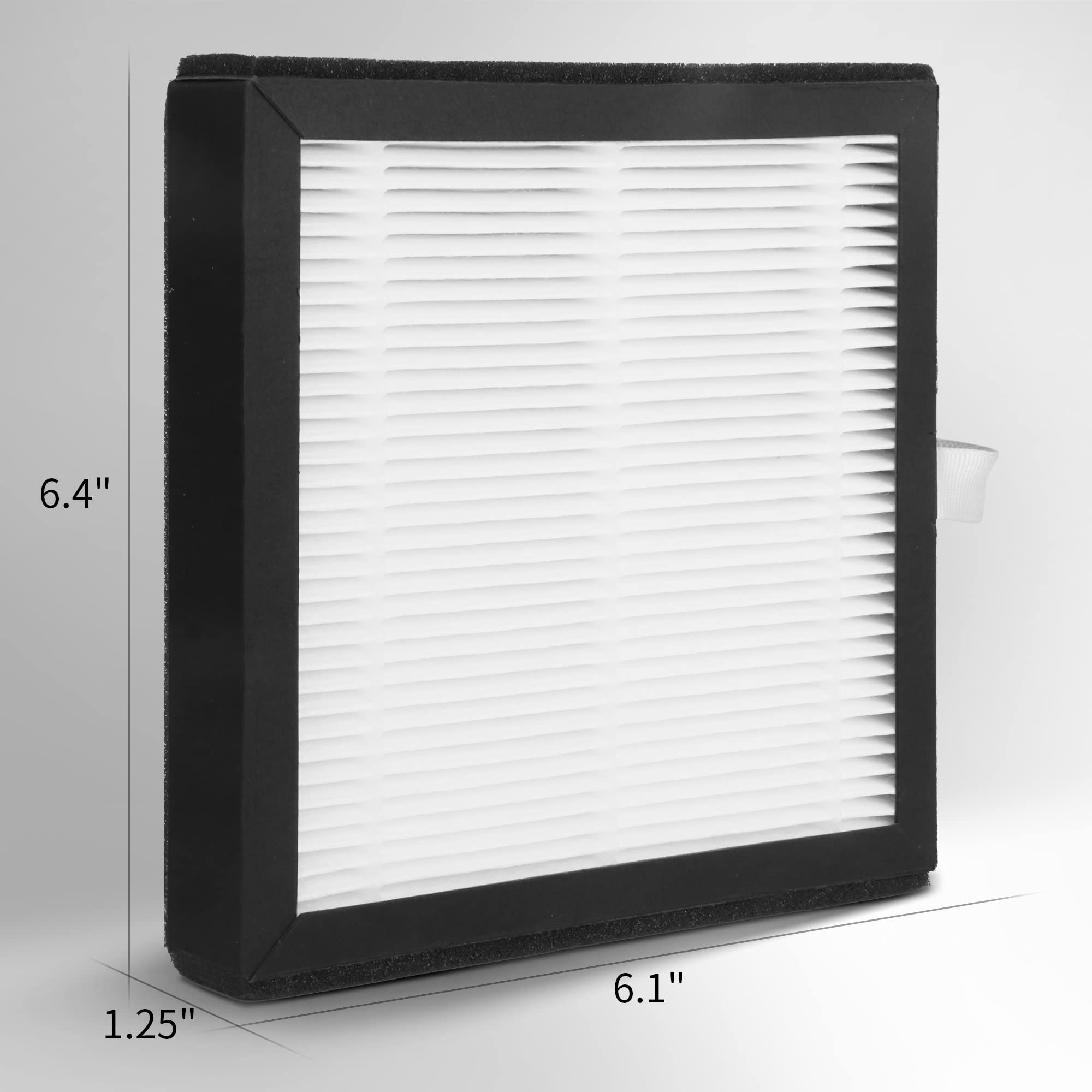 4-Pack H13 True HEPA Replacement Air Filters - Compatible with Tenergy Sorbi DH02, Afloia AQ8/Q8, Honati & Hysure Q7 Air Purifiers - Ideal for Home, Office & Bedroom Air Purification & Dehumidifier Systems