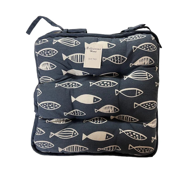 Bellissimo Fish Seat Pad - Comfortable & Waterproof Boat Seat Cushion for Fishing, Boating, and Outdoor Activities - Perfect for Marine, RV, and Deck Chairs