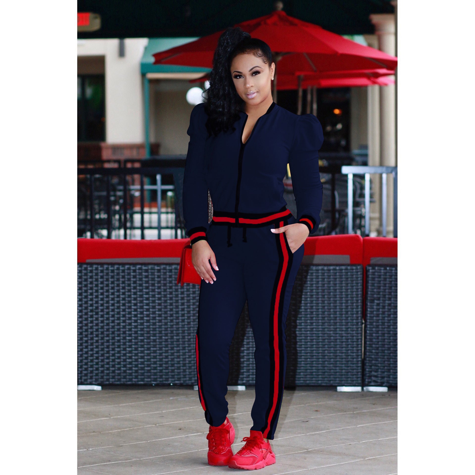 Vibrant Multi-Colored Sleeved Sports & Leisure Suit for Men/Women - Perfect for Gym, Running, Yoga & Casual Wear