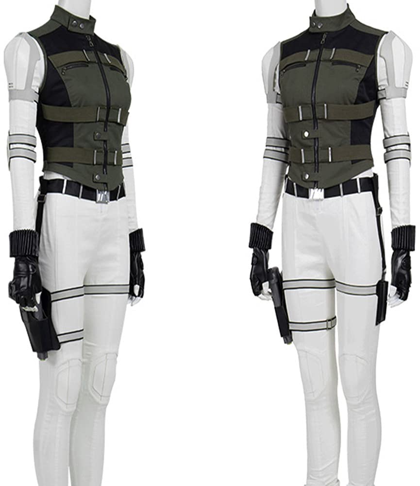 Yelena Belova Black Leather Jacket Vest for Women - Natasha Widow Cosplay Costume, Halloween Outfit, Agent Soldier Suit | Perfect for Comic Con, Cosplay Events & Halloween Parties