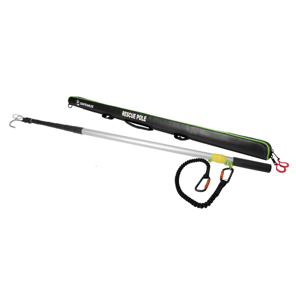 18ft Rescue Pole Kit - Lightweight Aluminum Hook for Emergency & Water Rescue - Perfect for Pool, Lake & Boating Safety