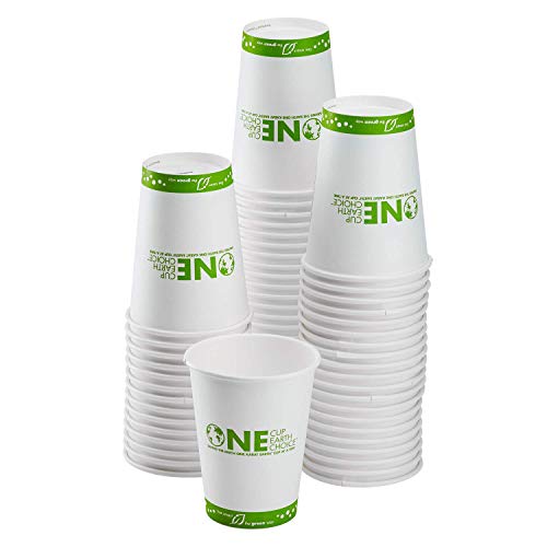 Karat Earth KE-K516 16 oz Eco-Friendly Compostable Paper Hot Cups - Case of 1000 (1000 Cups) for Coffee, Tea & Hot Beverages - Perfect for Offices, Cafes & Restaurants