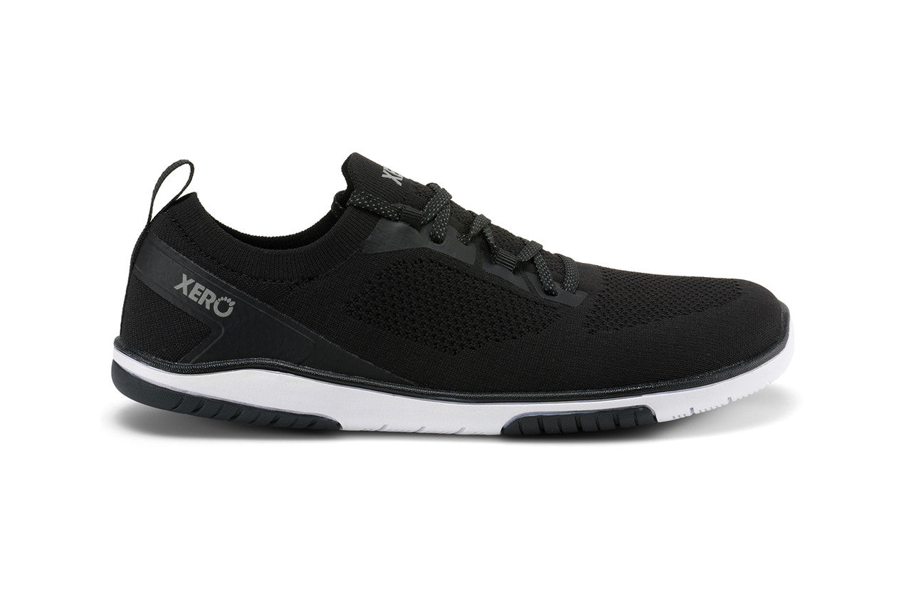 Xero Nexus Knit Men's Barefoot Shoes - Black Athletic Lifestyle Sneakers for Running, Walking & Gym Workouts