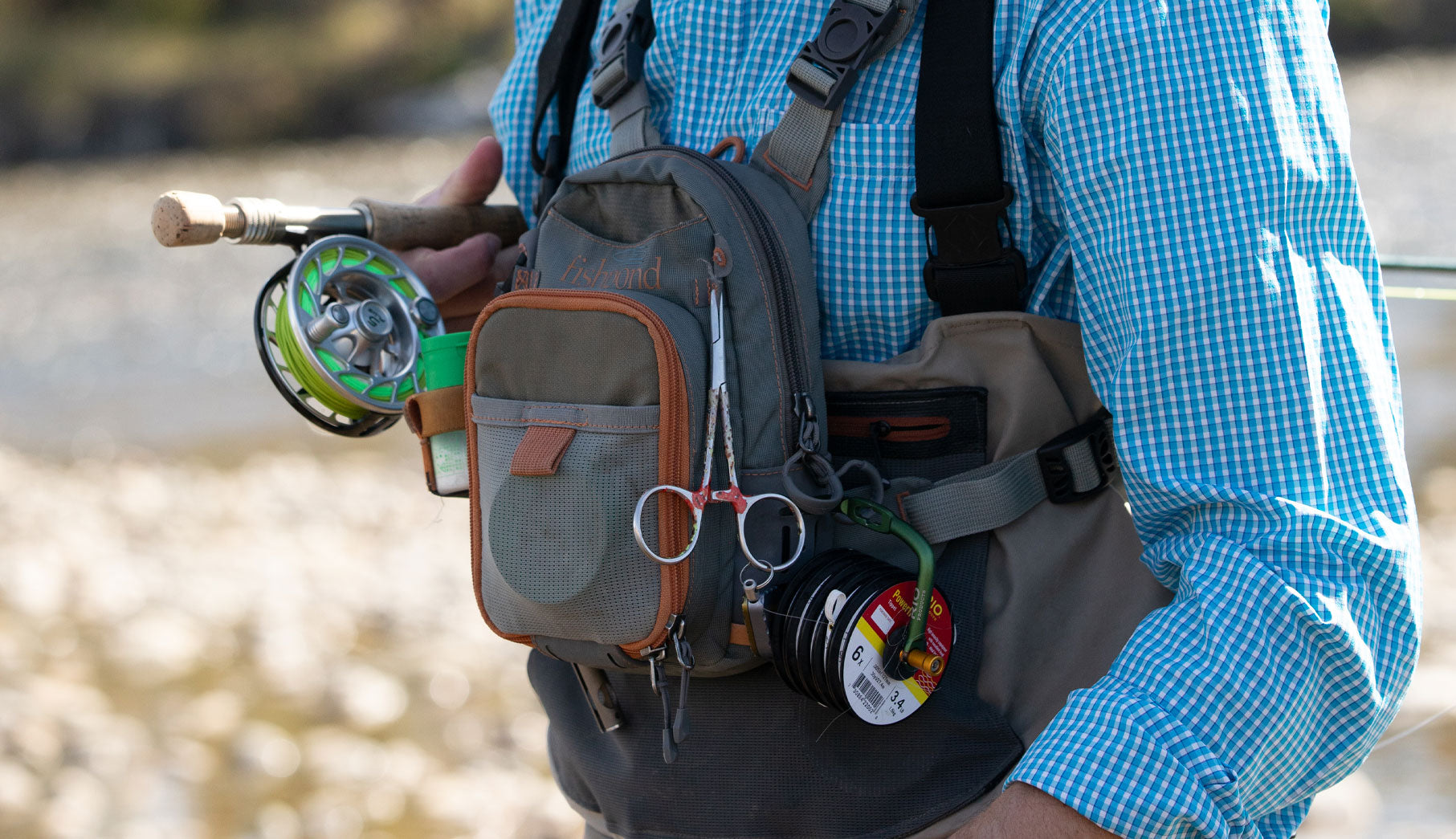 Canyon Creek Chest Pack - Waterproof & Lightweight Crossbody Bag for Hiking, Running, Travel - Perfect for Outdoor Adventures & Daily Use
